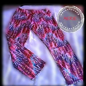 AE Silky Capri Work Out Pants